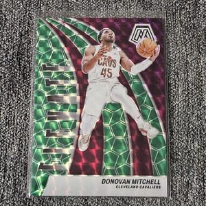 2023-24 Panini Mosaic - Elevate Green Mosaic Prizm #20 Donovan Mitchell